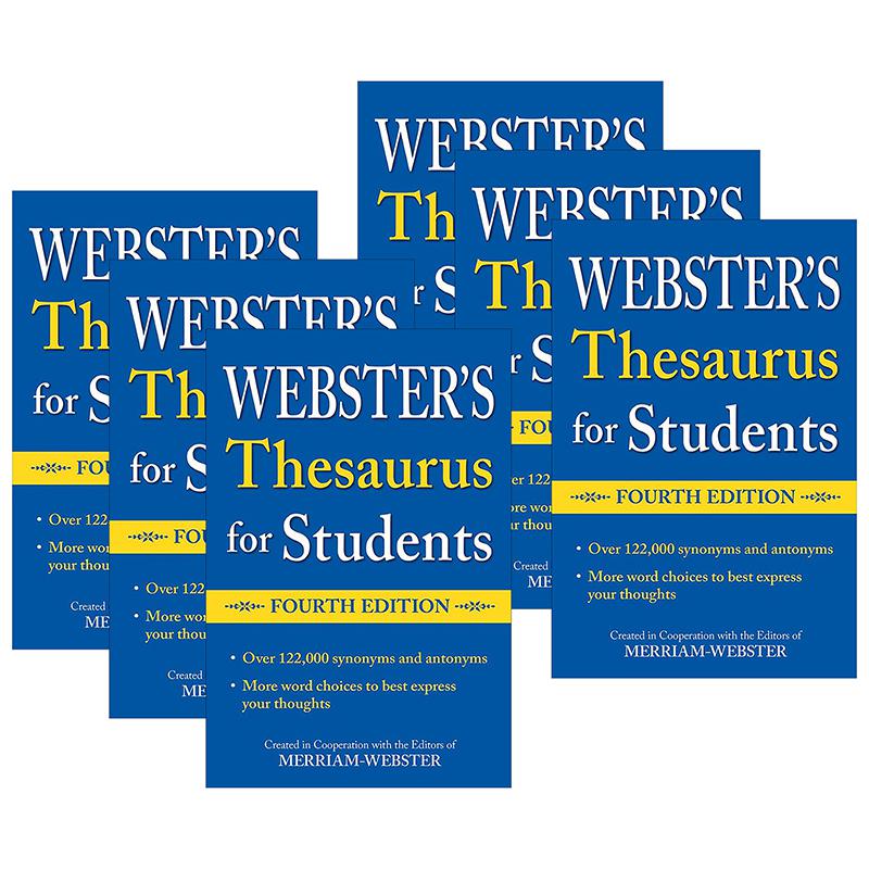 Webster's Thesaurus for Students, Fourth Edition, Pack of 6. Picture 2