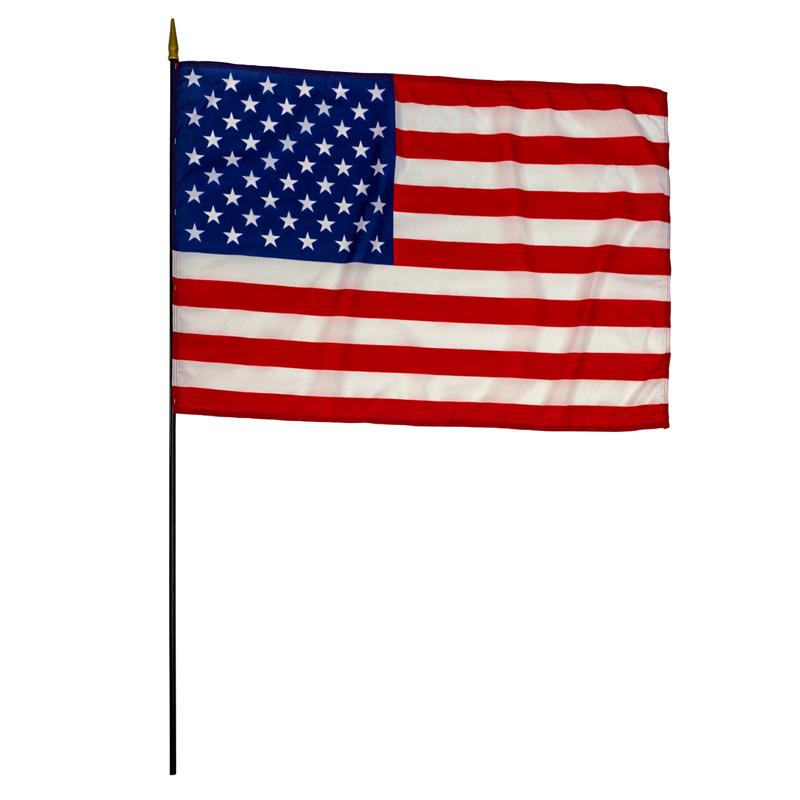 Nylon U.S. Classroom Flag, 24" x 36". Picture 2