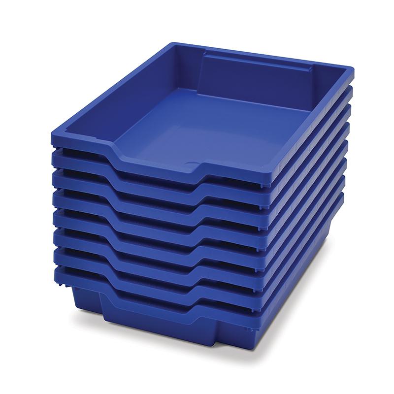 Royal Blue, Heavy Duty School, Industrial & Utility Bins, Pack of 8. Picture 2