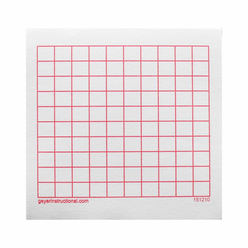 Graphing 3M Post-it Notes,10 x 10 Grid, 4 Pads. Picture 2