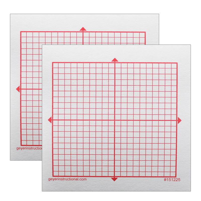 Graphing 3M Post-it Notes, 20 x 20 Square Grid, 4 Pads Per Pack, 2 Packs. Picture 2