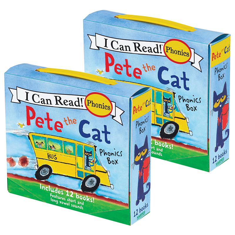 I Can Read! Pete the Cat Phonics Box, 12 Books Per Set, 2 Sets. Picture 2