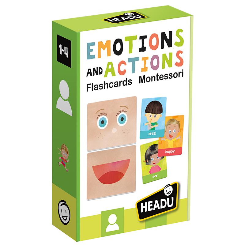 Flashcards Emotions and Actions Montessori. Picture 2