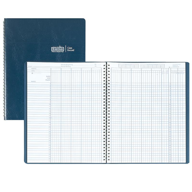 Class Record Book, 9-10 Weeks, Blue, Pack of 2. Picture 2