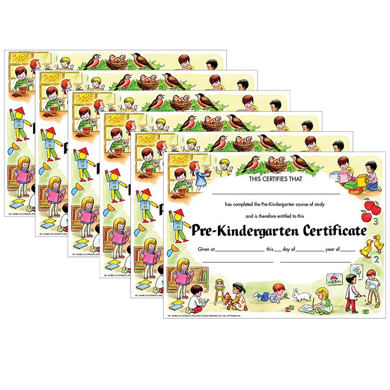 Pre-Kindergarten Certificate, 30 Per Pack, 6 Packs. Picture 2