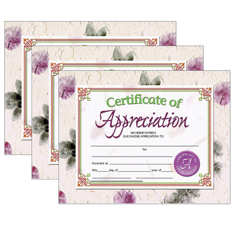 Certificate of Appreciation, 30 Per Pack, 3 Packs. Picture 2