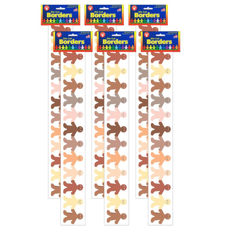Multicultural Kids Mighty Brights Border, 36 Feet Per Pack, 6 Packs. Picture 2