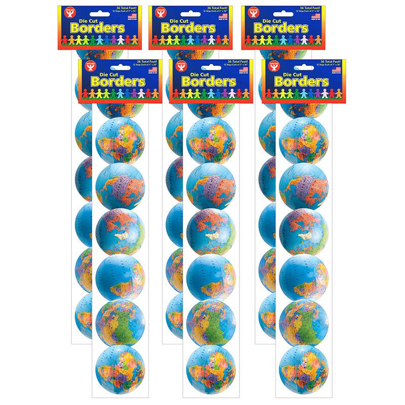 Globes Border, 36 Feet Per Pack, 6 Packs. Picture 2