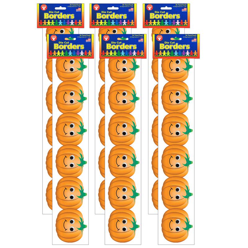 Classroom Border - Happy Pumpkins, 36 Feet Per Pack, 6 Packs. Picture 2