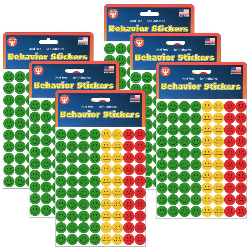 Behavior Stickers, 0.5", 320 Per Pack, 6 Packs. Picture 2