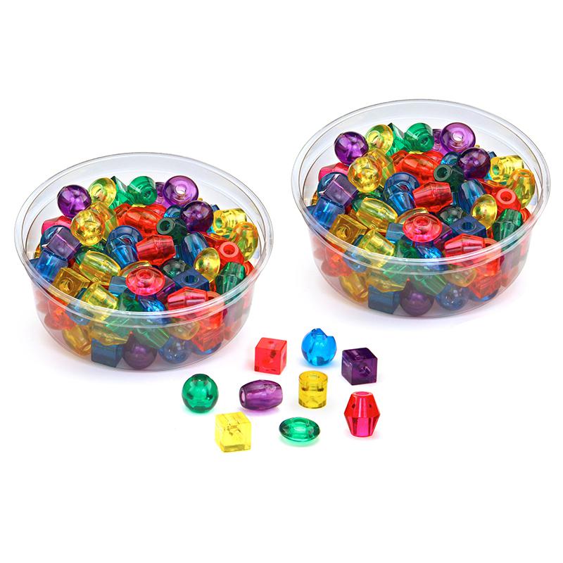 Big Beads, Translucent, 16 oz. Per Pack, 2 Packs. Picture 2