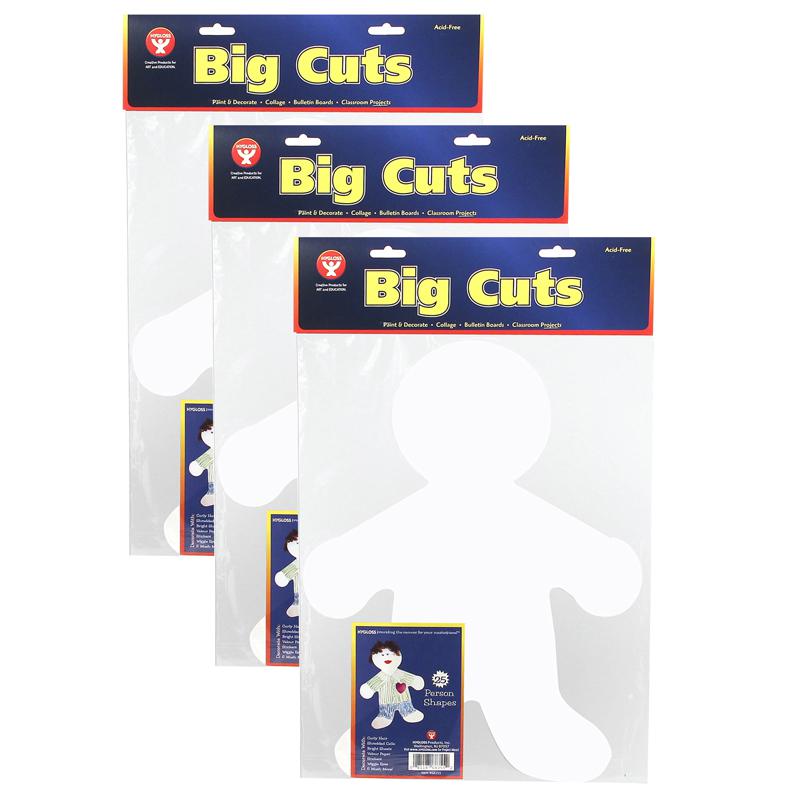 16" Me Kid Big Cut-Outs Paper Shape, 25 Per Pack, 3 Packs. Picture 2