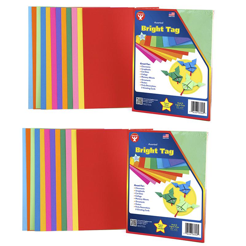 Bright Tag, 8.5" x 11", 48 Sheets Per Pack, 2 Packs. Picture 2