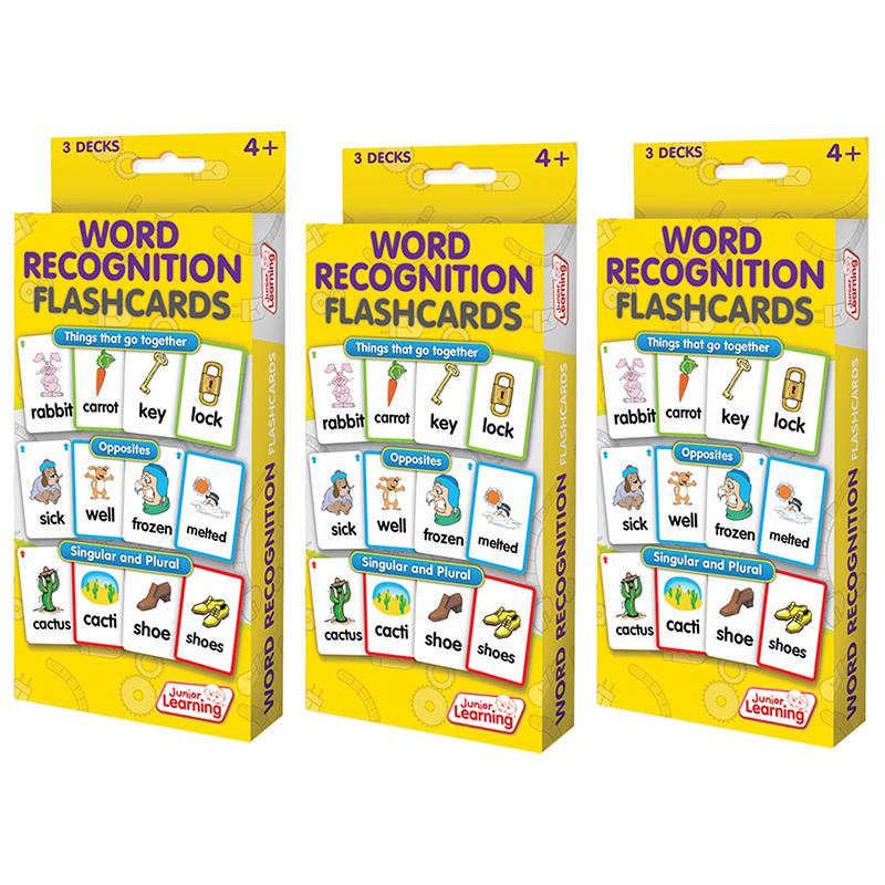Word Recognition Flashcards, 3 Sets Per Pack, 3 Packs. Picture 2