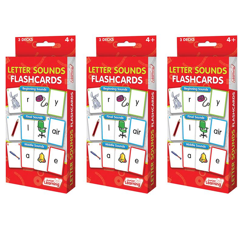 Letter Sound Flashcards, 3 Sets Per Pack, 3 Packs. Picture 2