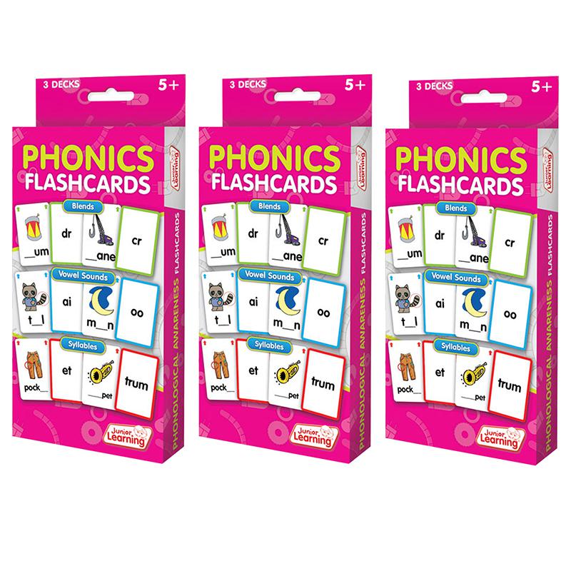 Phonics Flashcards, 3 Sets Per Pack, 3 Packs. Picture 2