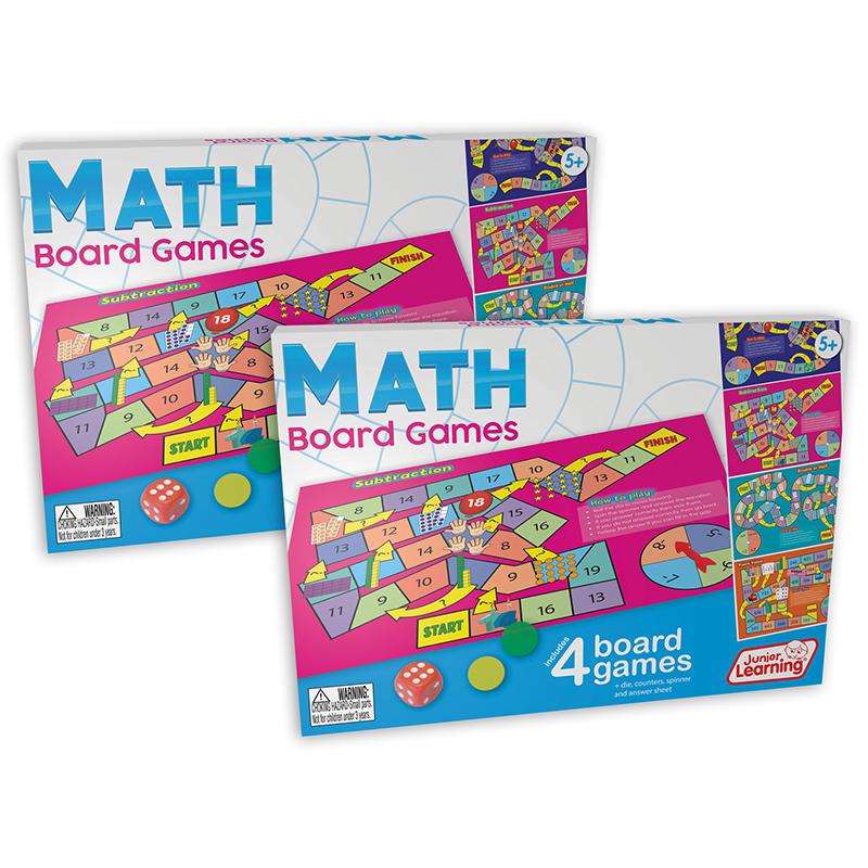 Math Board Games, Pack of 2. Picture 2
