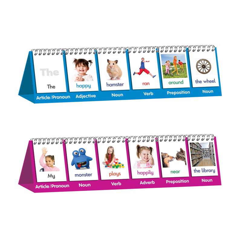 Double-Sided Parts of Speech Flips, Pack of 2. Picture 2