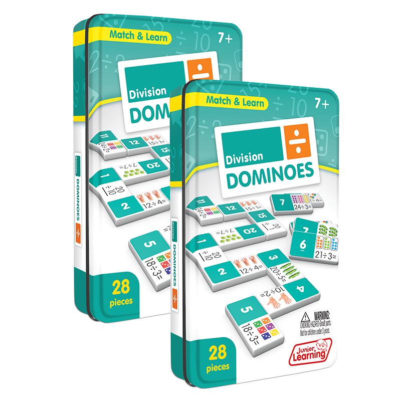 Division Match & Learn Dominoes, Pack of 2. Picture 2