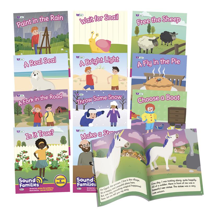 Sound Families Decodable Readers Long Vowel Fiction Phase 5.5, Set of 12. Picture 2