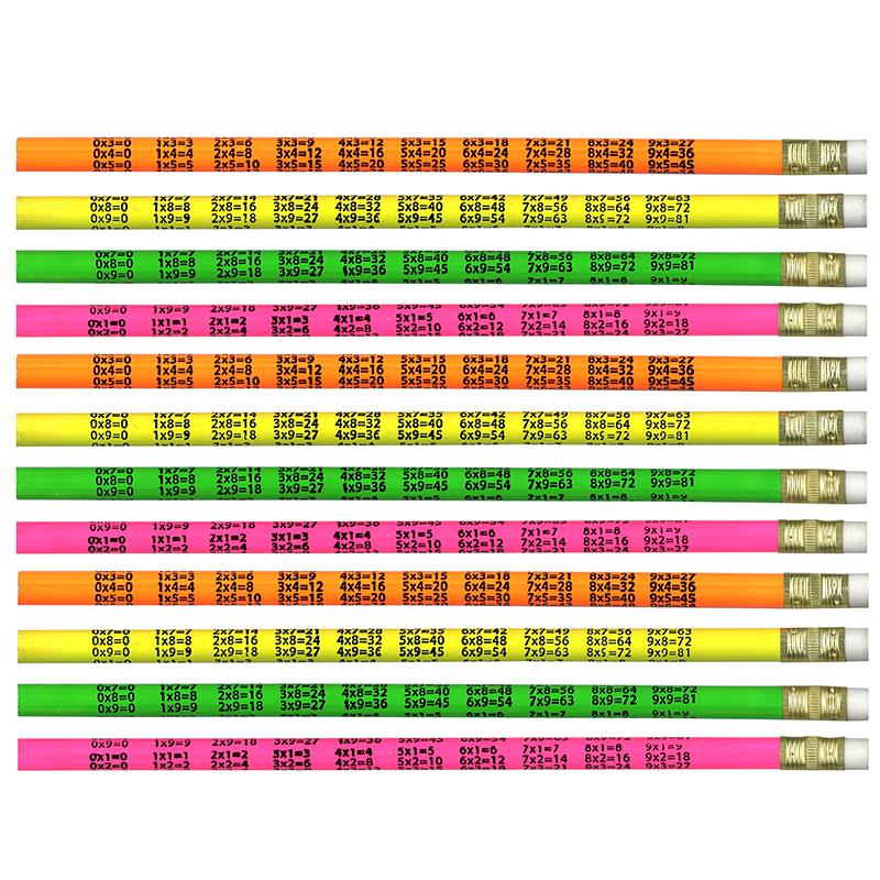 Pencils Multiplication, 12 Per Pack, 12 Packs. Picture 2