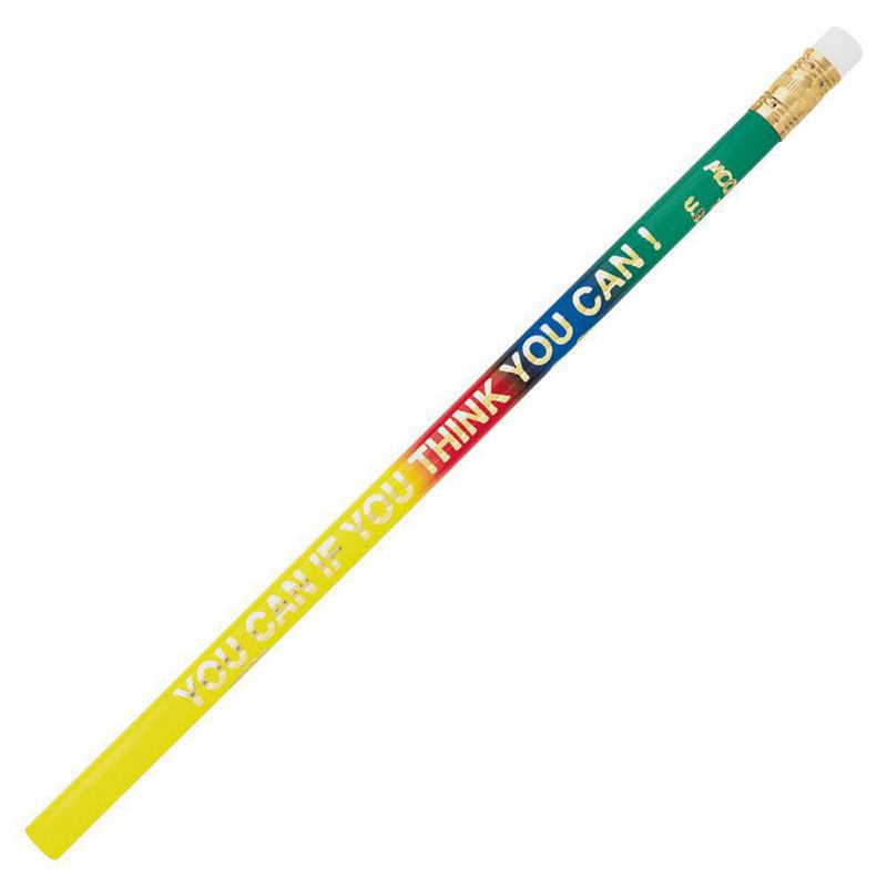 "You Can If You Think You Can!" Pencils, 12 Per Pack, 12 Packs. Picture 2