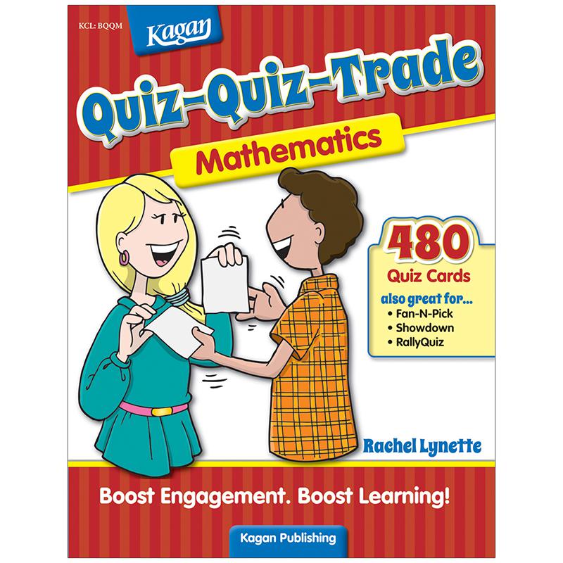 Quiz-Quiz-Trade: Mathematics, Grades 3-6. Picture 2