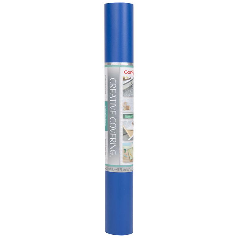 Creative Covering Adhesive Covering, Royal Blue, 18" x 50 ft. Picture 2