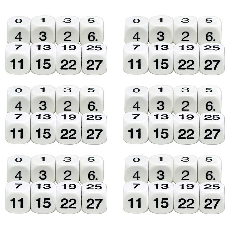 Math Numbers Dice, 6 Sets. Picture 2