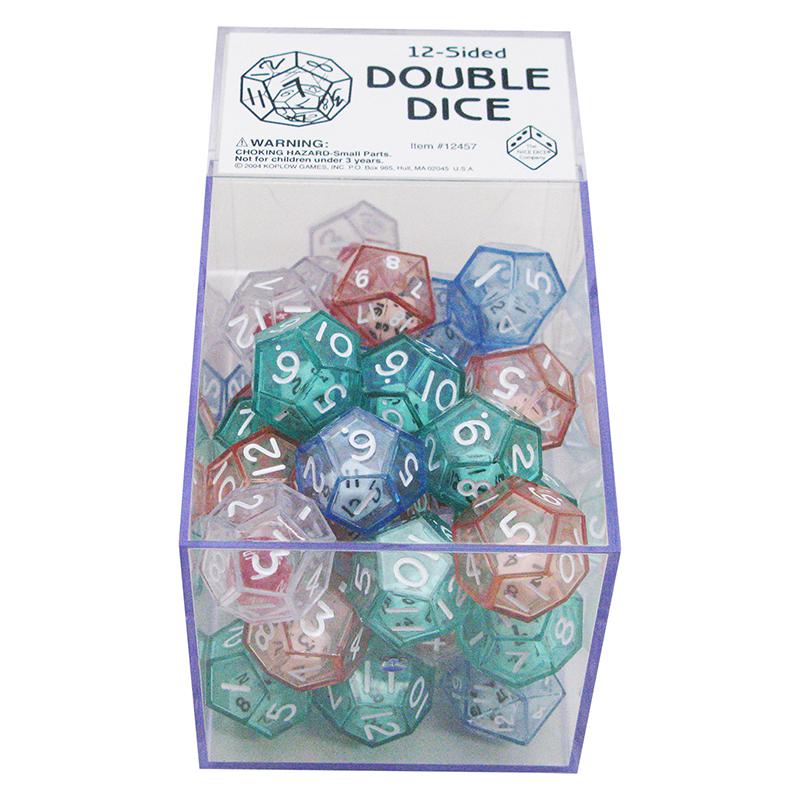 12-Sided Double Dice, Box of 40. Picture 2