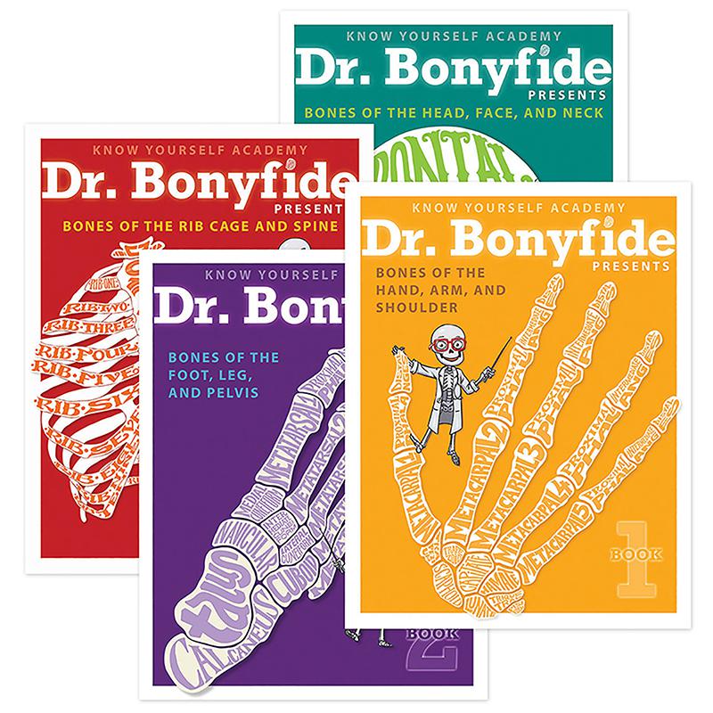 4 Book Set: Dr. Bonyfide Presents 206 Bones of the Human Body. Picture 2