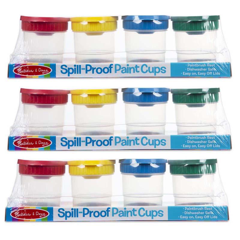 Spill-Proof Paint Cups, 4 Per Set, 3 Sets. Picture 2