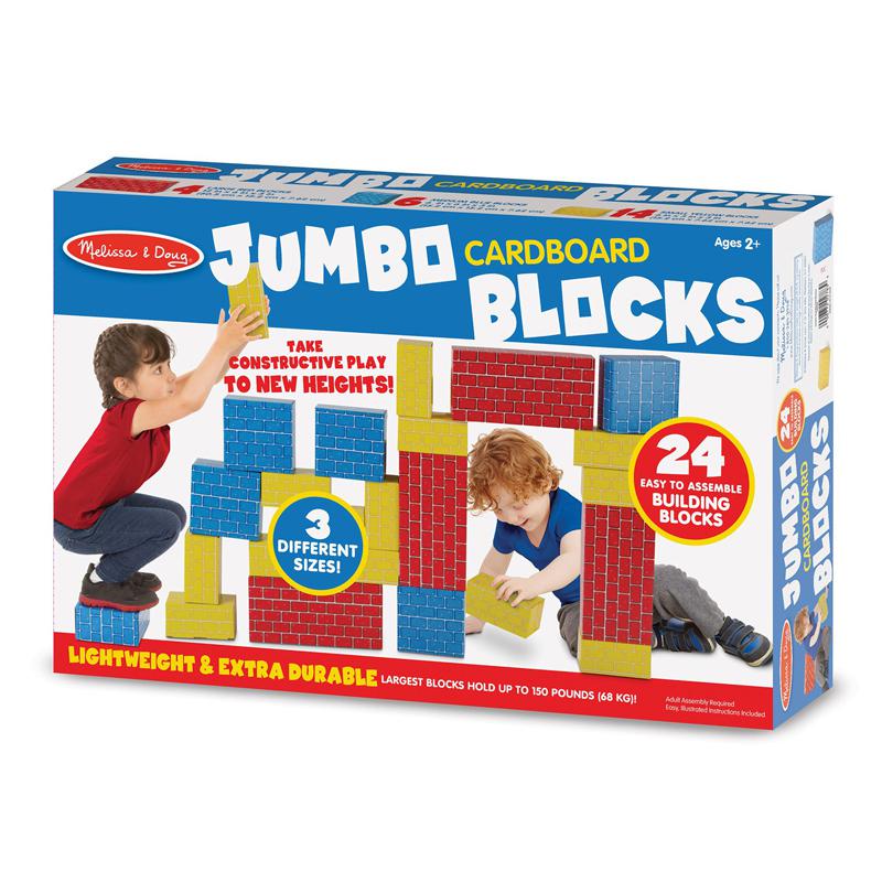 Jumbo Cardboard Blocks, 24-Piece Set. Picture 2