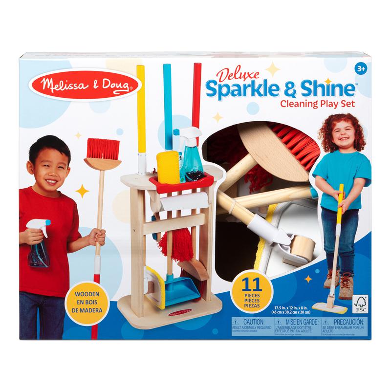 Deluxe Sparkle & Shine Cleaning Play Set. Picture 2
