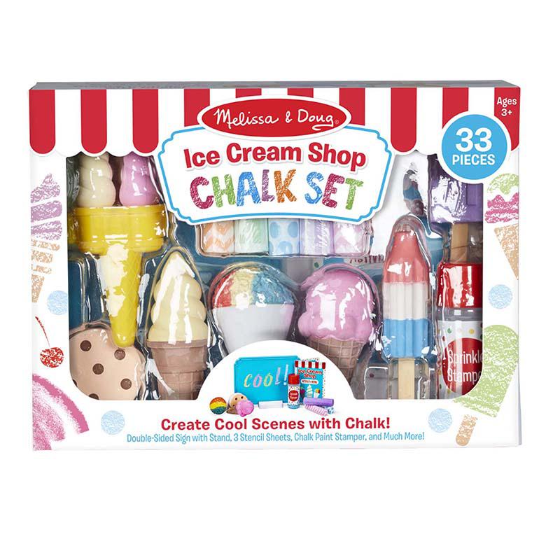 Ice Cream Shop Chalk Play Set. Picture 2