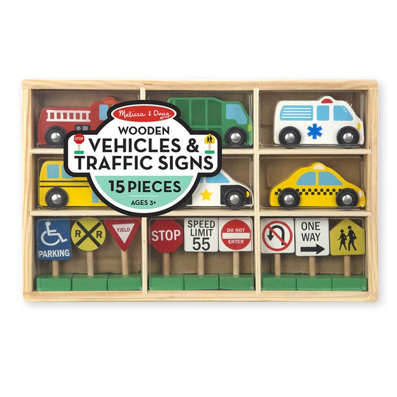 Wooden Vehicles & Traffic Signs. Picture 2