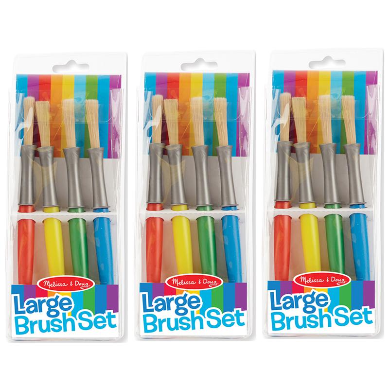 Large Paint Brushes, 4 Per Set, 3 Sets. Picture 2