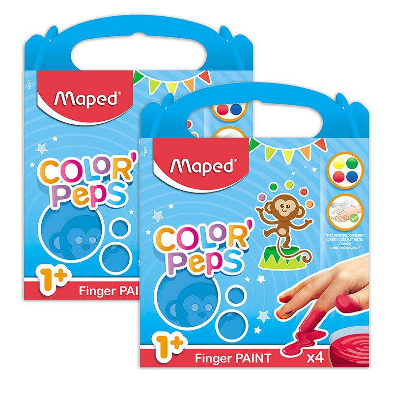 Color'Peps My First Premium Finger Paint, 4 Per Pack, 2 Packs. Picture 2