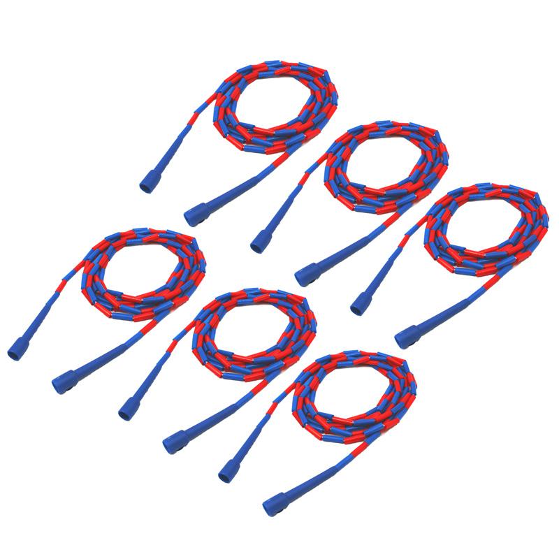 Segmented Plastic Jump Rope, 16', Pack of 6. Picture 2