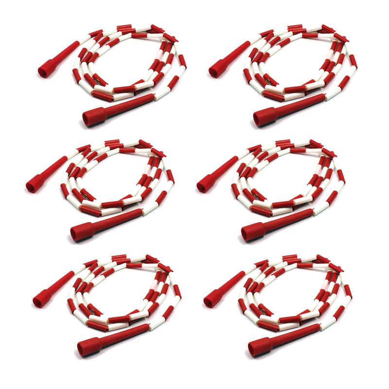 Segmented Plastic Jump Rope, 8', Pack of 6. Picture 2