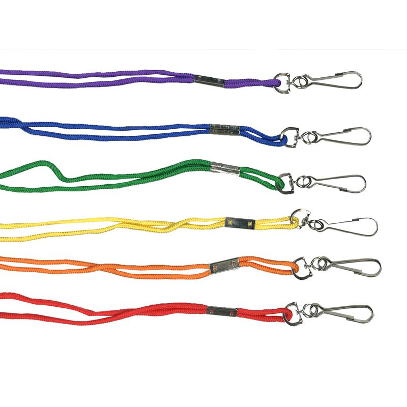 Rayon Lanyard, Assorted Colors, 12 Per Pack, 3 Packs. Picture 2