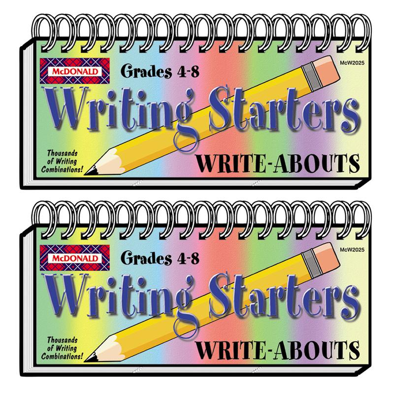 Writing Starters Write-Abouts, Grade 4-8, Pack of 2. Picture 2