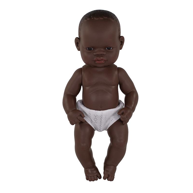 Anatomically Correct Newborn Doll, 12-5/8", African Boy. Picture 2