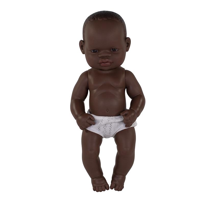 Anatomically Correct Newborn Doll, 12-5/8", African Girl. Picture 2