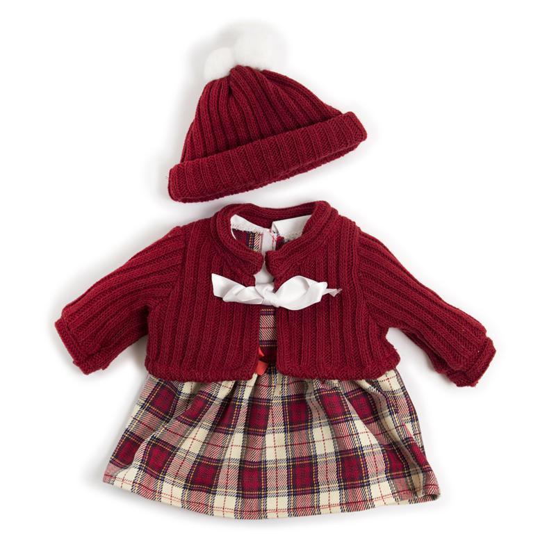 Doll Clothes, Cold Weather Dress Set. Picture 2