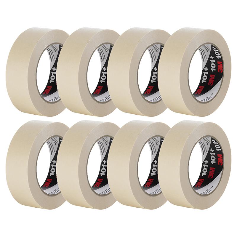 Masking Tape Roll, 1/2" x 60yds, Pack of 8. Picture 2
