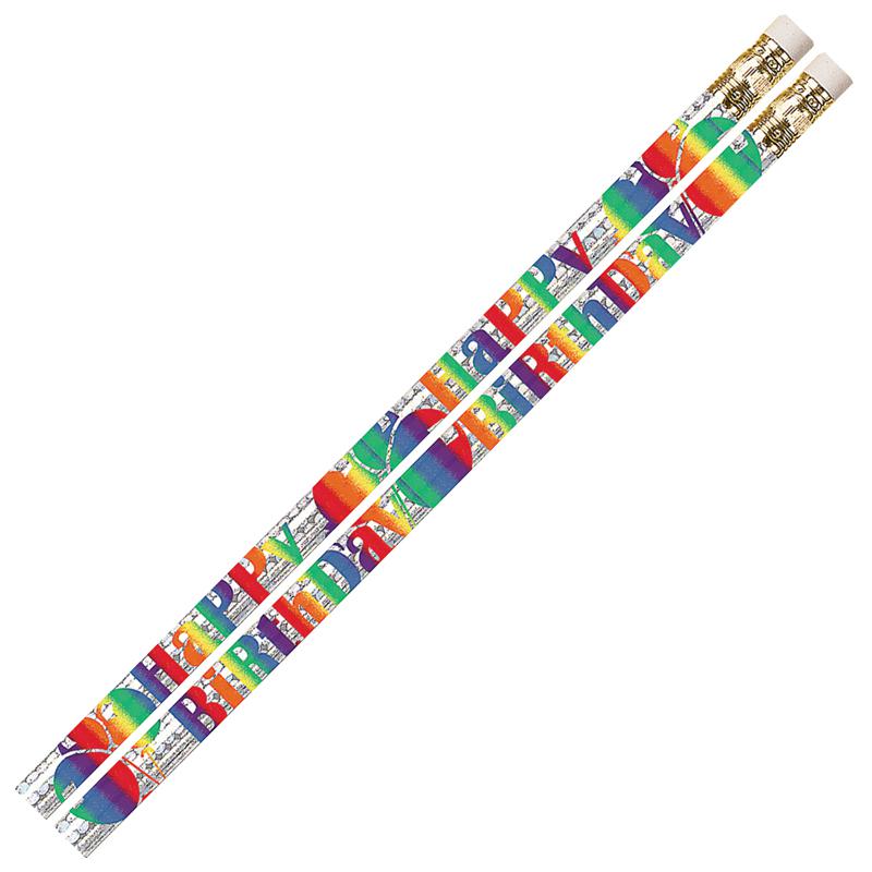 Birthday Blitz Motivational Pencils, 12 Per Pack, 12 Packs. Picture 2