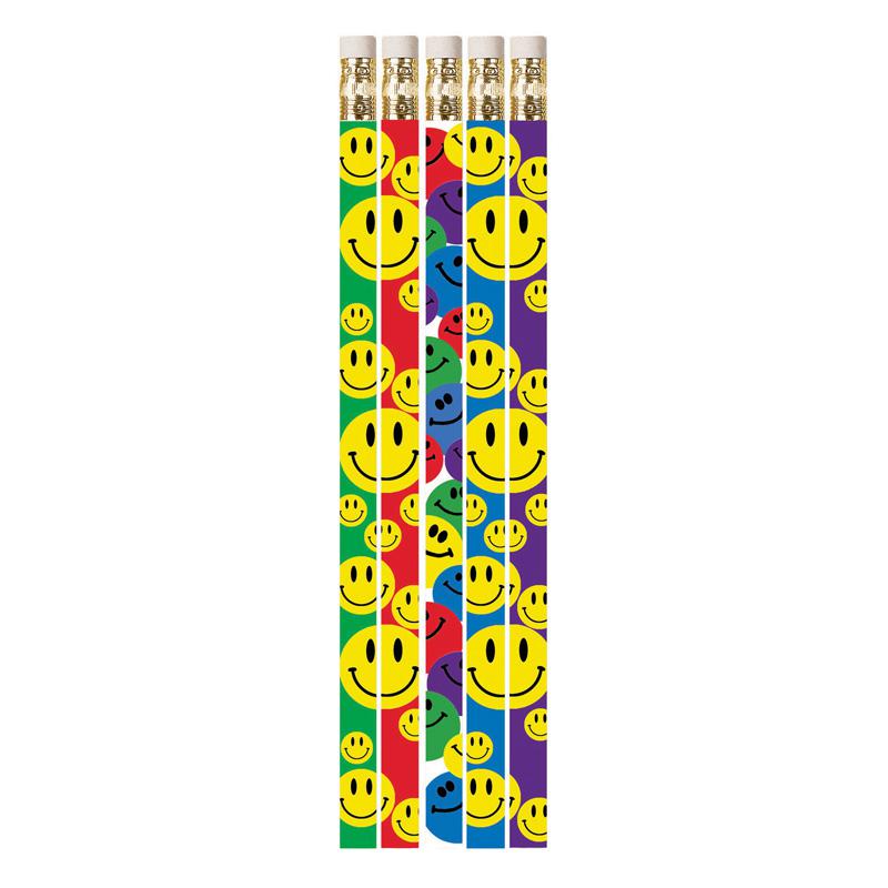 Happy Face Assorted Motivational Pencils, 12 Per Pack, 12 Packs. Picture 2