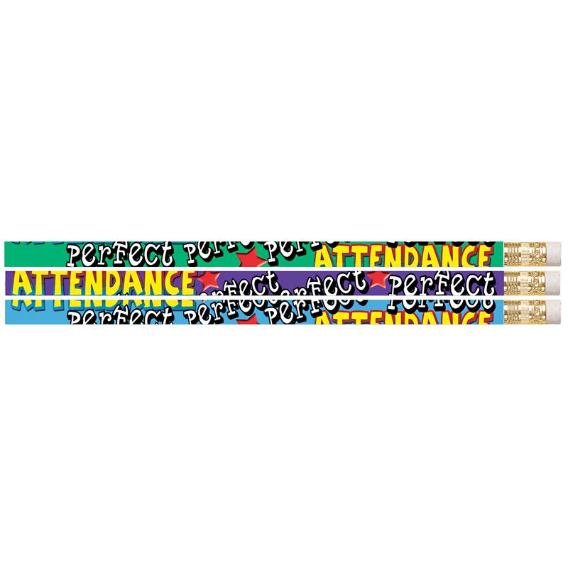 Perfect Attendance Motivational Pencils, 12 Per Pack, 12 Packs. Picture 2