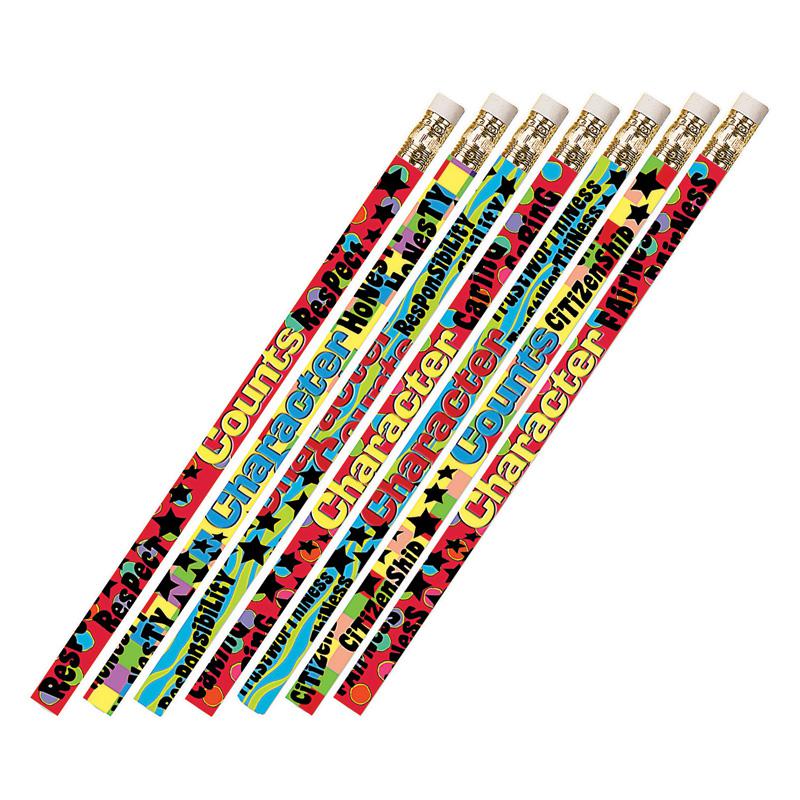 Character Matters Pencils, 12 Per Pack, 12 Packs. Picture 2